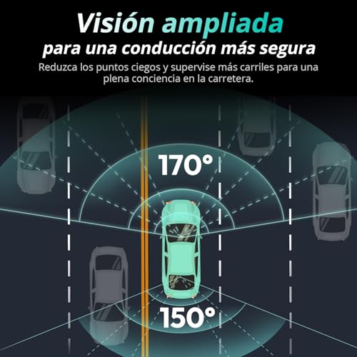 Cámara doble para salpicadero 4K con sensor Starvis 2 y control por voz BOTSLAB 5