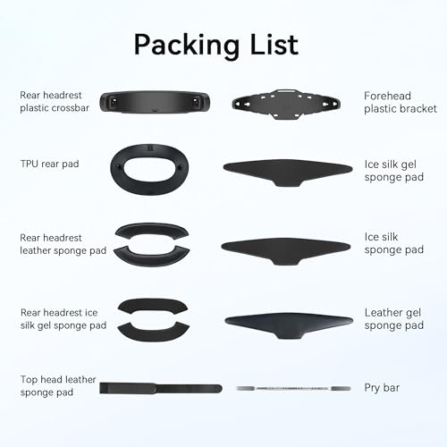 Image of AMVR CM1 Comfortable Kit Compatible with PS VR 2 Accessories, Soft & Comfortable, Weight Balance, Breathable