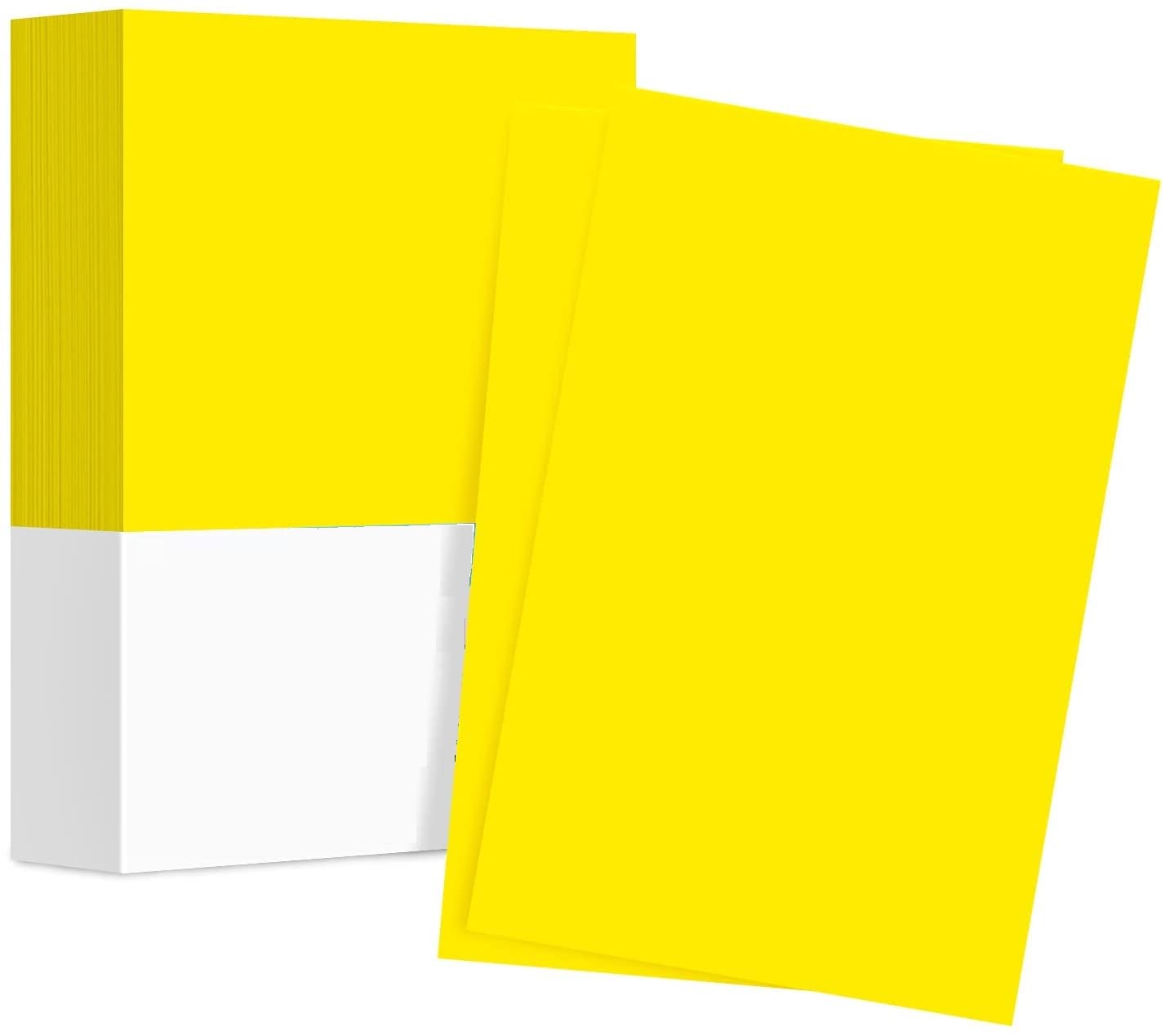 100Sheets Multipurpose Paper, 180gsm Yellow Colored Card (A3)