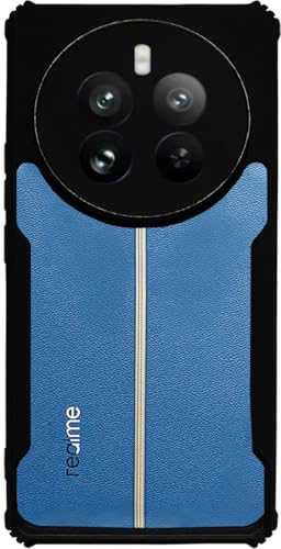 Image of AIBEX Crystal Clear Back Cover Case for REALME P1 / REALME 12+ / REALME Narzo 70 Pro | 360 Protection | Shock Proof Design | Transparent Back Cover (PC & TPU, BLACK)