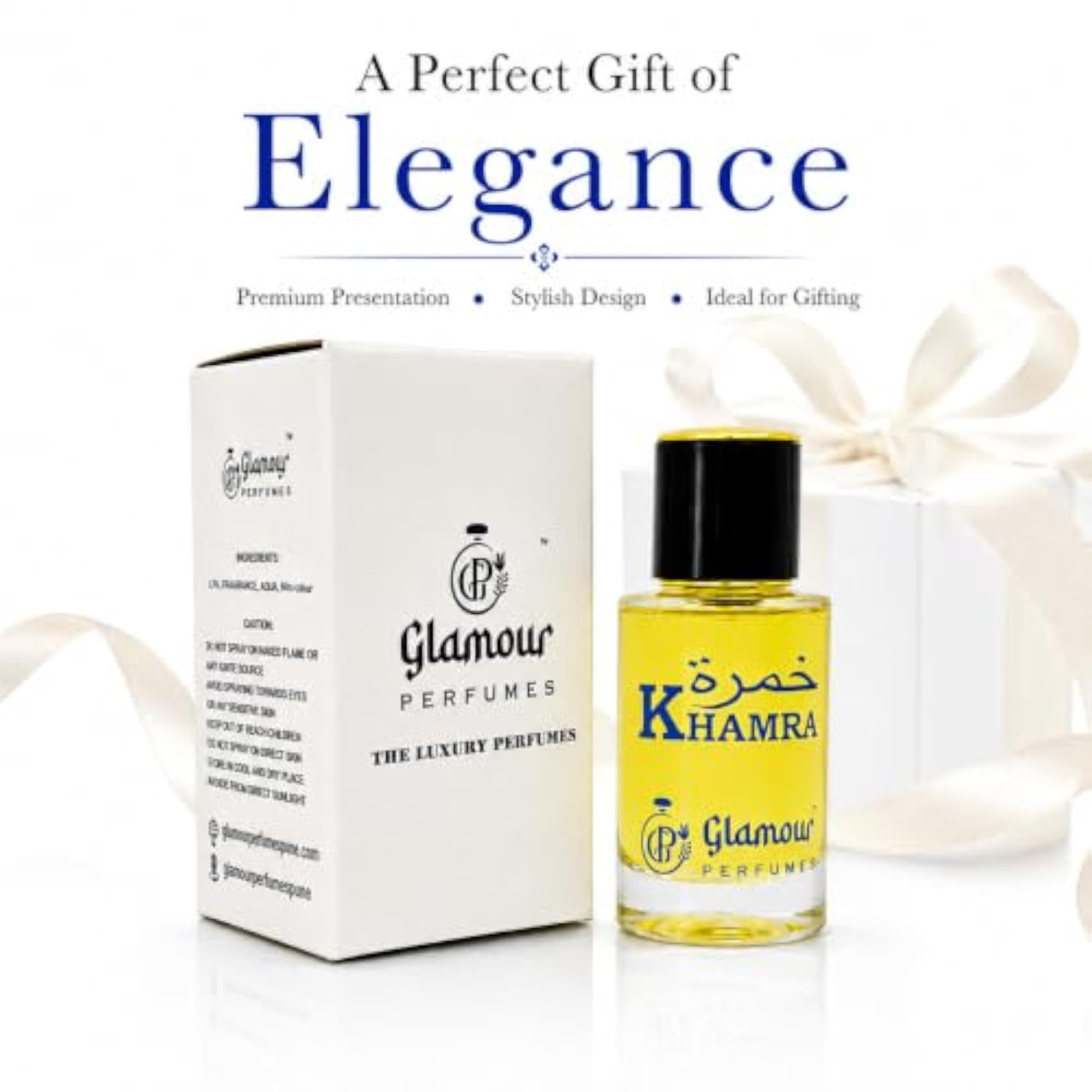 Khamra Luxury Perfume Spray, Elegant Scent