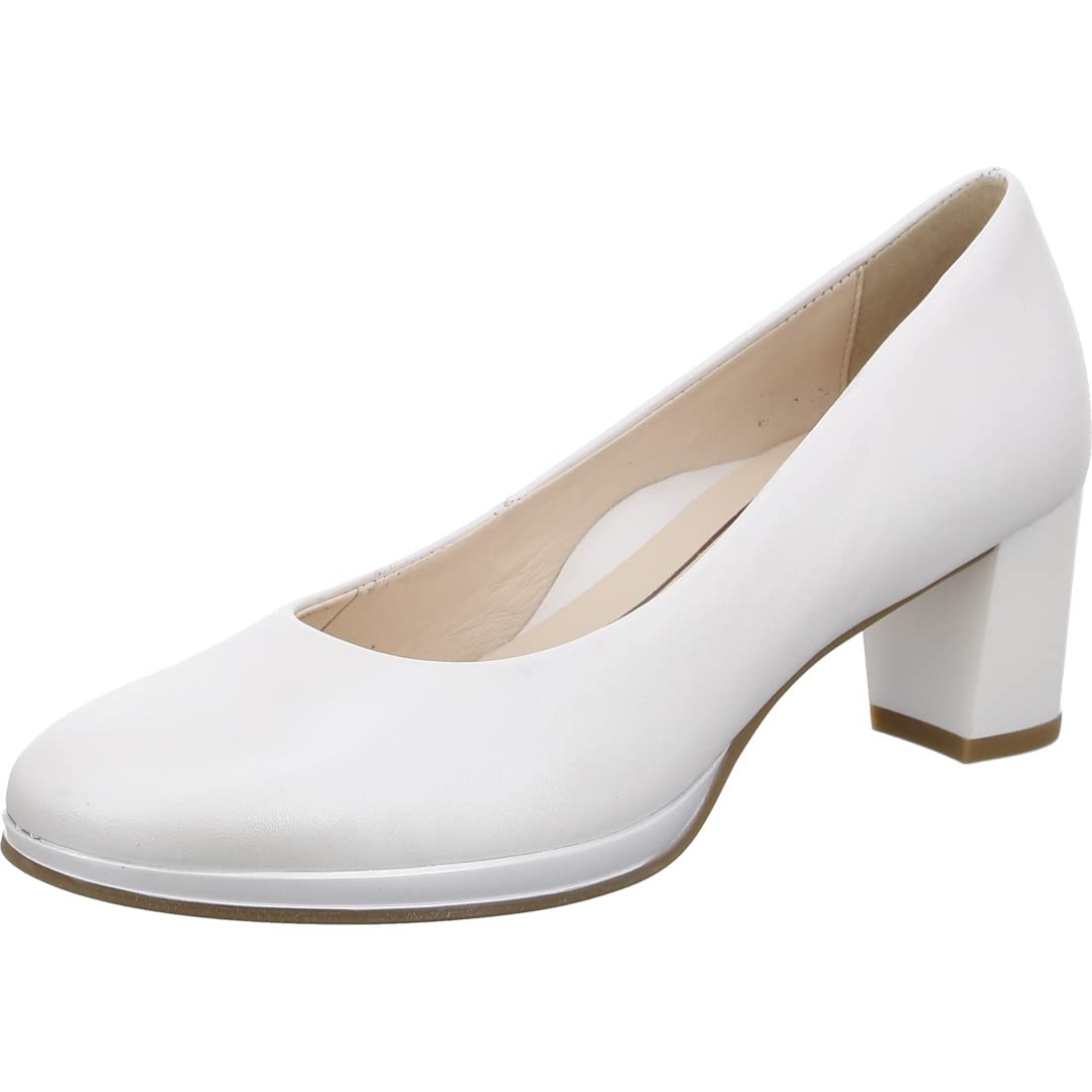 ARA Orly Women's Court Shoes, Off-White, 39 EU Schmal