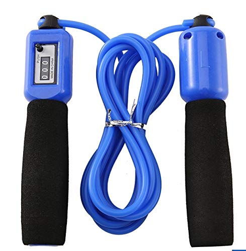 NIRVA WITH DEVICE OF WOMEN PICTURE Home Gym Exercise Plastic Jumping Skipping Rope (Blue) (B07QM8JFM1) Amazon Price History, Amazon Price Tracker