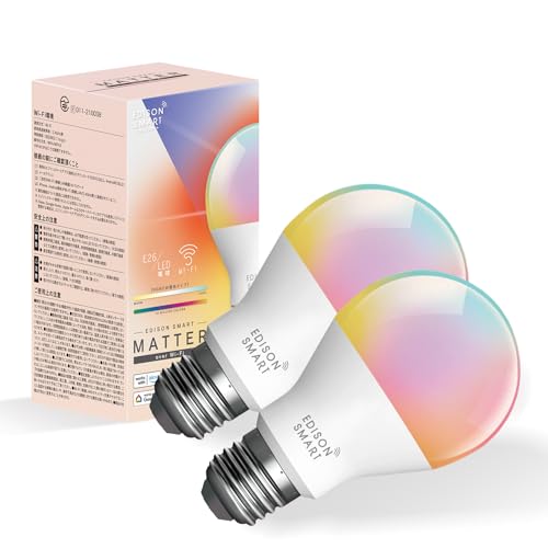 GW\X}[g ȒPZbgAbvEMatterΉ̃X}[gd 2Zbg E26 RGBCW 16F Alexa Siri Google HomeΉ gF  u  X}[gCg LEDd ȃGl y[h 50`