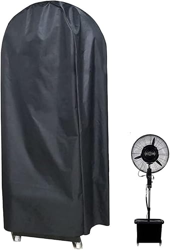 UCARE Cubierta de ventilador de refrigeración por pulverización industrial con pedestal, impermeable, 600D, resistente, Oxford, portátil, para