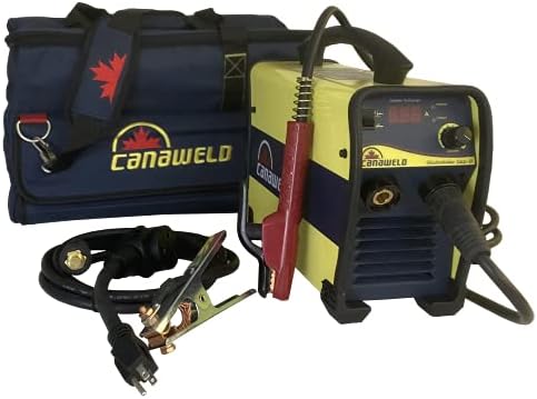 CANAWELD 160 Amp Stick TIG Welder MADE IN CANADA Portable Arc Welding inverter Machine Weld up to 5/32" Rods IGBT select 110 and 240V Generator Compatible CSA/QPS Approved (162 D)