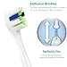 Replacement Toothbrush Heads Compatible with Philips Soni-Care Plaque Control, DiamondClean, EasyClean, FlexCare, Mini Bristles for Comfortable Cleaning, 4 Pcs
