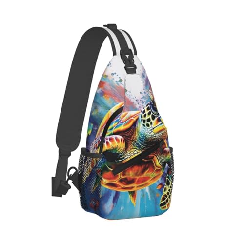 Bolso cruzado colorido para hombre y mujer miniatura 2