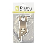 Hanging Sloth Car Air Freshener Lily Scent Freshy Factory (6 Pack)