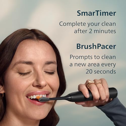 Philips Sonicare 7300 Rechargeable Electric Toothbrush, 3 Brush Head, Black - image 7