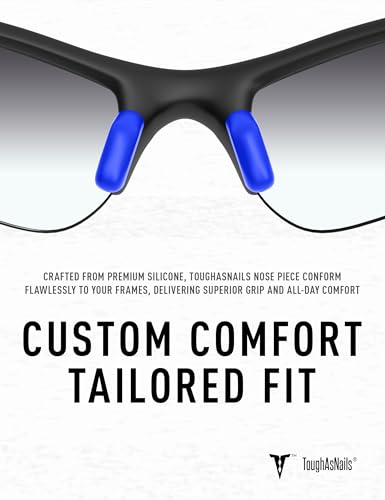 Image of ToughAsNails Replacement Nose Pads for Oakley Flak 2.0 OO9295 /Flak 2.0 XL OO9188 /Flak XS OJ9005 /Flak XXS OJ9008 Sunglasses