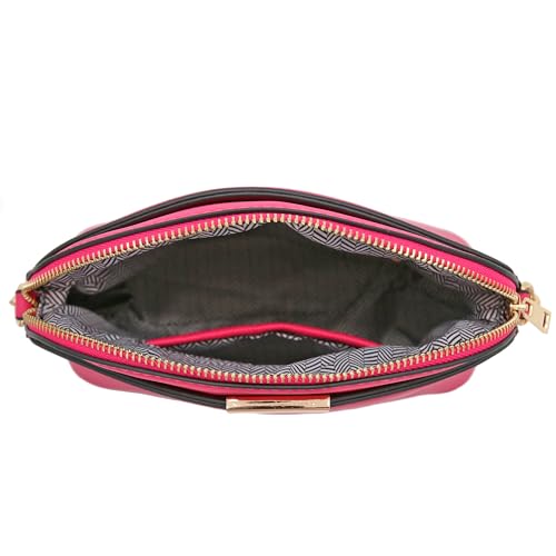Image of FashionPuzzle Saffiano Small Dome Crossbody bag with Chain Strap