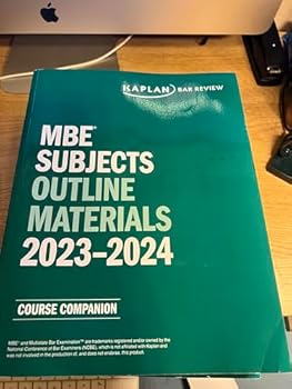 Kaplan Bar Review 2023-2024 Complete Set California 5 books