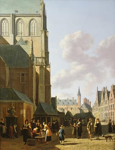 Affiche le Grote Markt Haarlem pour sublimer la déco de votre chambre