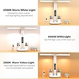 CBEI Desk lamp LED Dimmable Desk lamp with 3 Color Temperatures Multi Function LCD Display BedsideLamp No Flicker Eye Protection Reading Light Suitable for Office Bedroom and Children's Room (Large) - Image 3