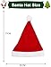 Pack 6 Gorro Papá Noel de Navidad de Santa Claus de Terciopelo...