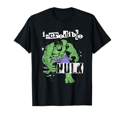 Marvel Super Heroes Incredible Hulk Retro Vintage Comic T-Shirt