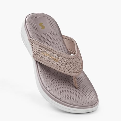Image of SOLETHREADS GRACE V | Stylish | Comfy | Super soft | Ultra-Light | Phylon | Slippers | Flip Flops for Women