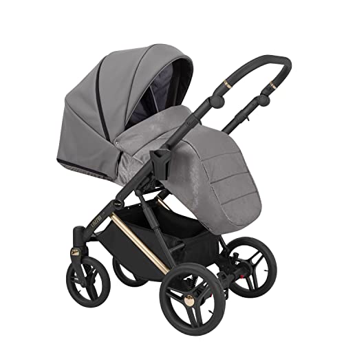 KUNERT Kinderwagen LAZZIO PREMIUM Sportwagen Babywagen Autositz Babyschale Komplettset Kinder Wagen Set 3 in 1