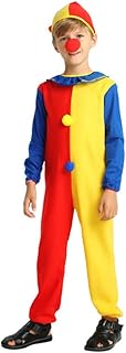 NOLITOY De Bobo Da Corte Roupas Infantis De Palhaço Infantil De Palhaço Halloween Fantasias De Palhaço De Palhaço Infantil Fantasias De Palhaço