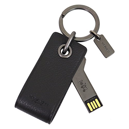 [コーチ] アクセサリー (キーホルダー) F64143 ブラック USB 4GB レザー メンズ レディース [アウトレット品] [並行輸入品]