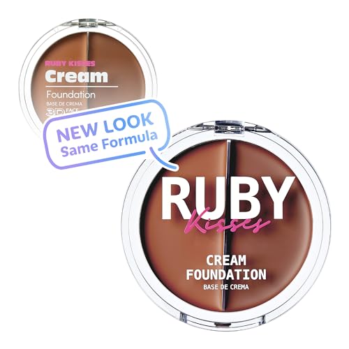 Ruby Kisses RDF 3D Face Creator Cream Foundation & Concealer, 12 Hours Long Lasting, Medium To Full Coverage, Non-Greasy, Ideal For Makeup & Contour Palette thumb #1
