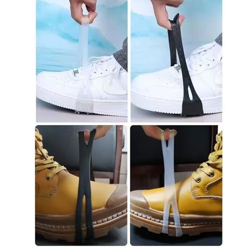 Xijobido Eisgriffe Für Schuhe - Klar Anti-Rutsch Griffe Für Schuhe | Rutschsicherung Traktions Spikes | Für Winter Und Schnee Und Wandern Gehen Klettern Angeln Dachdecken Golf