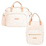 Combo com Bolsa Grande e Mochila Pirulitando Confete Marfim