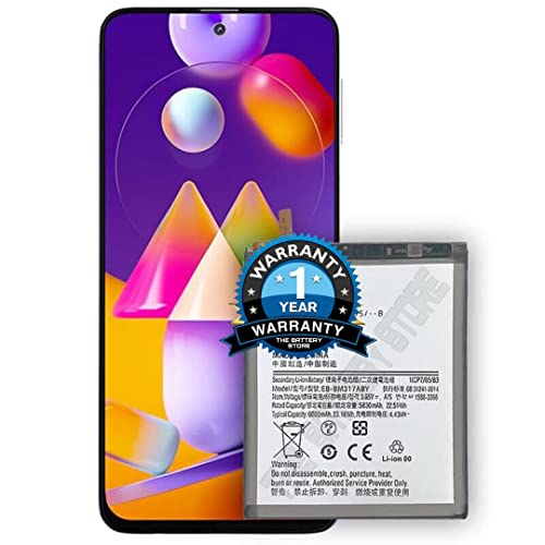 Image of THE BATTERY STORE Original EB-BM317ABY Battery for Samsung Galaxy M31s Battery with 1 Year Warranty and high Capacity Battery Backup.(for Samsung M31S)