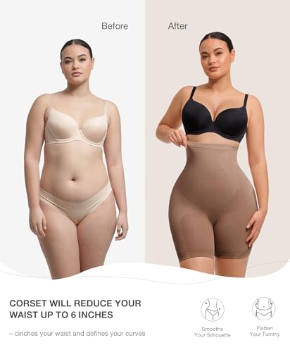 Image of Lover-Beauty Butt Lifting Shapewear for Women Strapless Faja Body Shaper Tummy Control Seamless Booty Lifting Shapewears