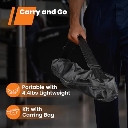 Rechargeable Work Light with Stand, GoGonova Cordless Work Light with Triple LED Lamps, 8AH Battery, 700/1200/2200 Lumen, 4000/6500K Dimmable Led Work Light Kit