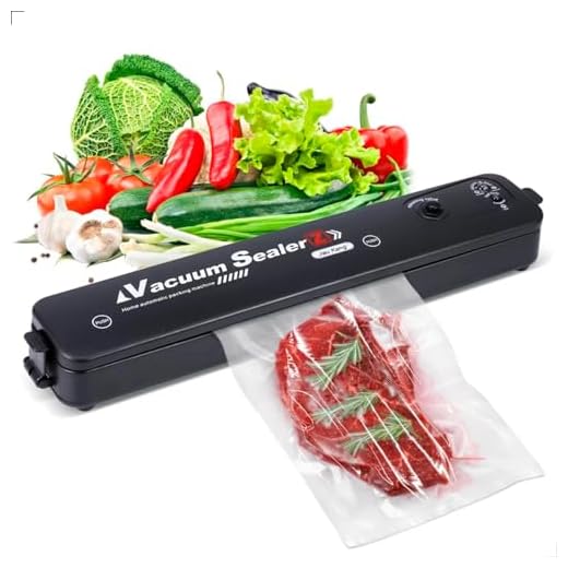 Seladora Vácuo 110v Manual Embaladora Portátil Doméstica Automática 220v Com Saquinhos Plástico Para Guarda Alimentos Bivolt (Seladora de Embalagem Preto)