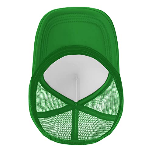 Women Want Me Fish Fear Me Trucker Hat Summer Mesh Cap Trucker Baseball Cap For Men Women Green #TOP4