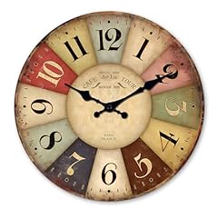 Constantplanet 24 Inch Nautical Rustic Wall Clock for Office Wood Extra Large Battery Clock Constantplanet 24 Inch Nautical Rustic Wall Clock for Office Wood Extra Large Battery Clock product