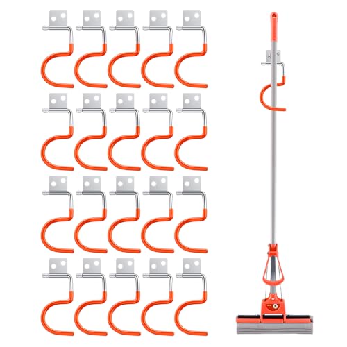MEYAGOT Gartengerätehalter,20 Stück Besenhalterung,Gerätehaken,Garagenhaken,Wandhaken,Wandhalterung Gartengeräte Für Garage,Geräteschuppen,Keller,Abstellraum,Garten MEYAGOT Gartengerätehalter,20 Stück Besenhalterung,Gerätehaken,Garagenhaken,Wandhaken,Wandhalterung Gartengeräte Für Garage,Geräteschuppen,Keller,Abstellraum,Garten