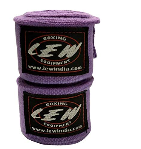 LEW Mexican Style Boxing 180" with Elastic Hand & Wrist Support Multicolor Handwraps (Purple) (B08HSB1FGJ) Amazon Price History, Amazon Price Tracker