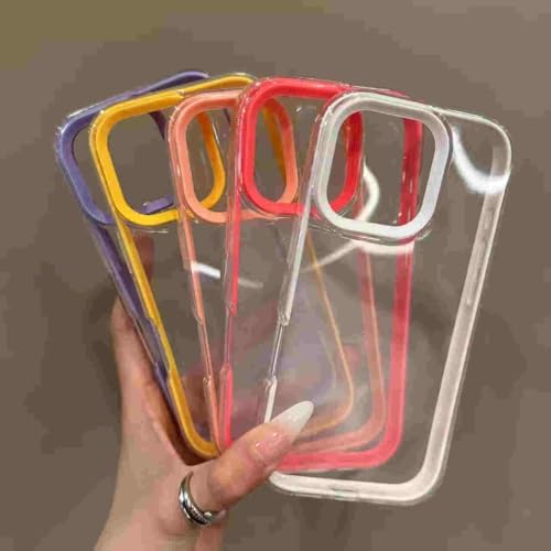 Coque silicone iPhone 12 Pro bleu transparent antichoc - 5