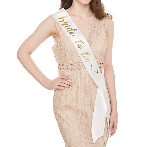 Yulips Bride To Be Sash & Shoulder Length Veil - Bridal Accessories For Bachelorette Party Bridal Shower Hen Party #TOP1