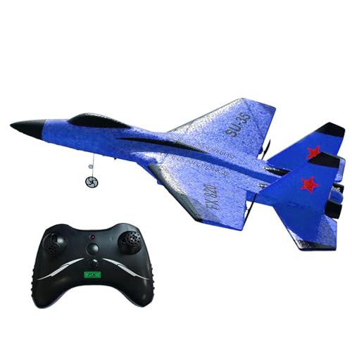 Dtaigou SU-35 jets Fighter Stunt RC Airplane,jets Fighter Stunt RC Airplane, RC Aircraft jets Model Flying Toy,Remote Control Aircraft,EPP Foam RC jets Glider Fighter Plane Toys