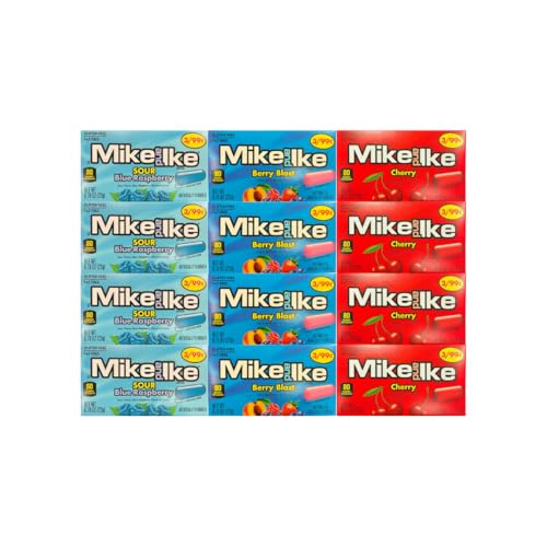 Variety Pack Mike and Ike - Dulces surtidos 12 piezas miniatura 2
