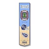 YouTheFan NFL Tennessee Titans 3D Stadium 8x32 Banner - Nissan Stadium