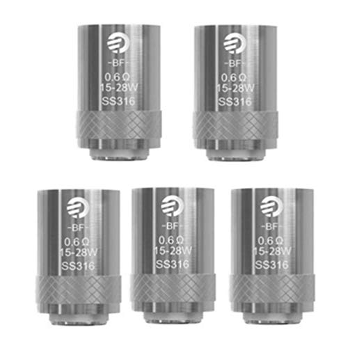 Finalech Joyetech BF SS316 0.6 Ohm Verdampferköpfe für Joyetech Cubis Verdampfer (5 Packung)