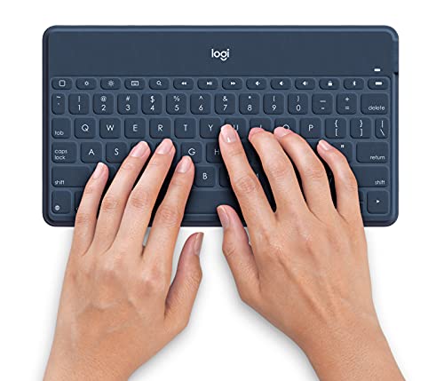 Logitech Keys-To-Go Tastiera Bluetooth, Layout Scandinavo QWERTY - Azul - Immagine 2