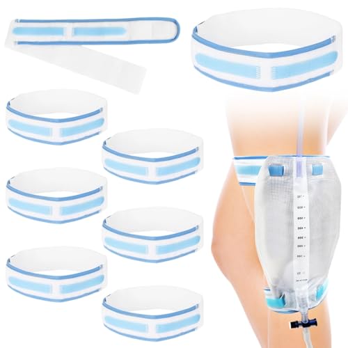 8 Pack Catheter Stabilization Fastener Stickers For Foley Bag, Leg Band Holder, And Urinary Strap Patch Accessories