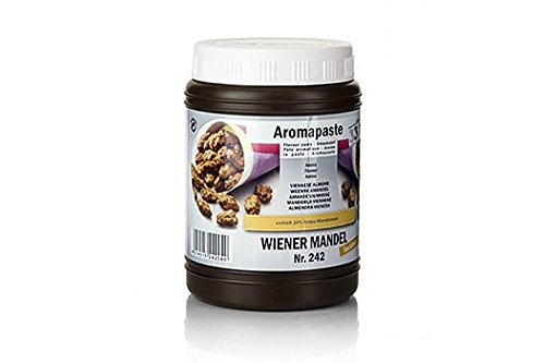Pasta de almendras Wiener (almendras tostadas) de triple bandeja, n° 242, 1 kg