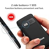 artfone C10 Black - 2G Dual SIM Unlocked Basic Mobile Phone for Seniors丨 Dual Display丨SOS Button丨Speed Dial丨Big Button Senior Flip Phone丨Charging Dock丨FM Radio丨Torch丨Speed Dial丨1300mAh Battery - Image 2