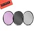 58mm Multi-Coated 3 Piece Filter Kit (UV-CPL-FLD) For Olympus M.Zuiko 40-150mm f/4.0-5.6 R Micro ED Digital Zoom Lens + MicroFiber Cleaning Cloth + LCD Screen Protectors