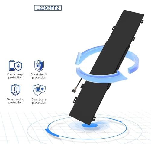 Image of WeFly L22D3PF2 Laptop Battery for Lenovo V14 V15 G4 AMN IdeaPad Slim 3 14IAN8 14AMN8 14IAH8 15IRH8 15IRU8 15IAN8 16IAH8 Series L22B3PF2 L22C3PF2 L22D3PF2 L22X3PF2 SB11K09311 11.31V