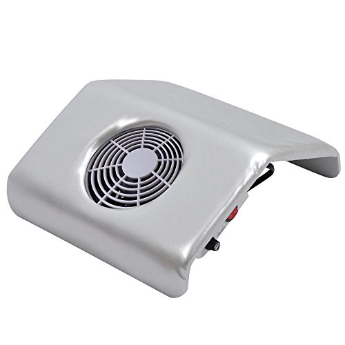 AW Silver 24W Nail Drill Art Dust Suction Collector Manicure Filing Acrylic Gel Machine Nail File Tool