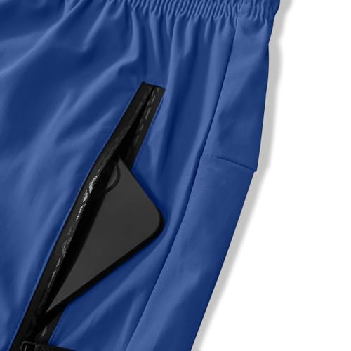 Men's Lightweight Hiking Pants Quick Dry Breathable Running Pants Zipper Pockets Athletic Active Joggers Sweatpants4